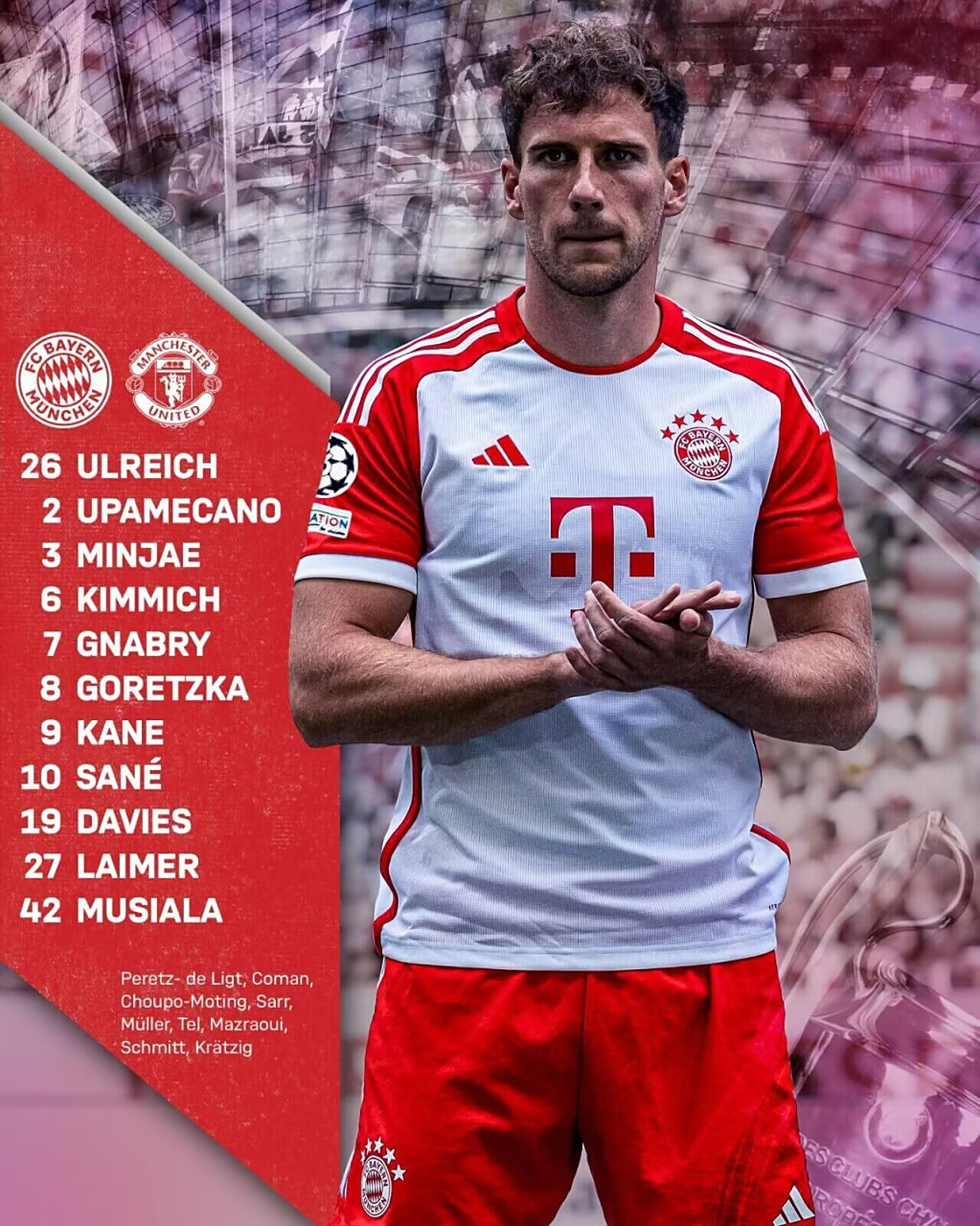 关于拜仁慕尼黑客场战胜曼联,小组出线前景一片光明的信息 关于拜仁慕尼黑客场战胜曼联,小组出线前景一片光明的信息