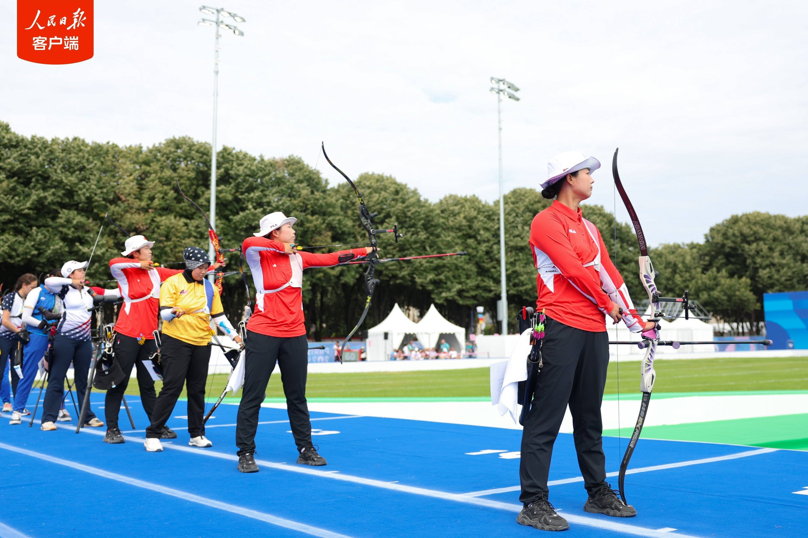 射箭选手心理素质过硬，夺金成功